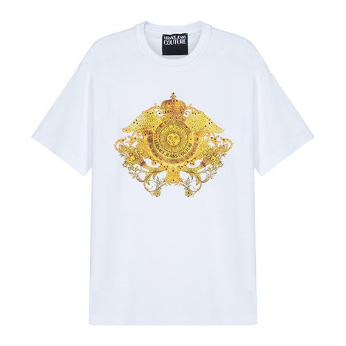  VERSACE JEANS COUTURE 男士印花棉質(zhì)短袖T恤 B3GWA740 11620 003 PLFSX
