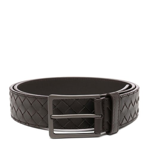 Bottega Veneta/葆蝶家 男士咖啡色腰帶皮帶475599V4650