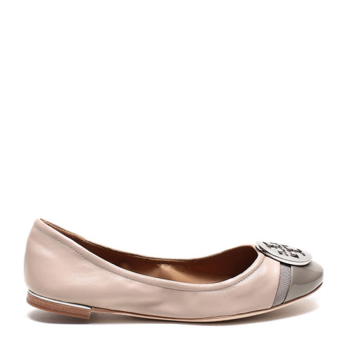 ToryBurch/湯麗柏琦 女士黑色皮革船鞋單鞋平跟鞋63176