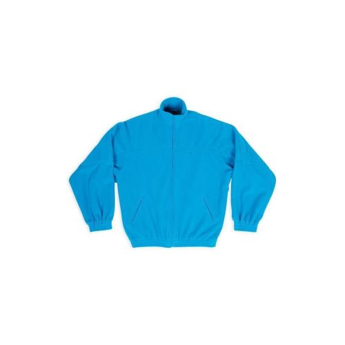  BALENCIAGA巴黎世家 22年秋冬 男士 夾克 Mens Sporty B Tracksuit Jacket in Blue 719865TNQ0