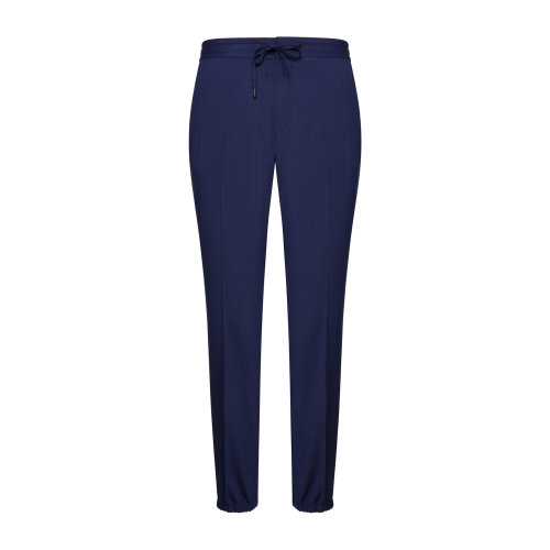 Z Zegna杰尼亞 深藍色 男士 Techmerino系列 羊毛慢跑褲 7ZF237-73V4C1-8R