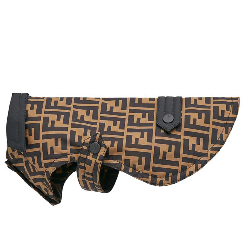FENDI/芬迪  棕色FF尼龍狗外套8AC015AFT2F0QT2