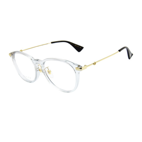 GUCCI/古馳 透明色 明星同款 合金板材 全框 光學(xué)鏡架 近視 眼鏡框 眼鏡架 GG1014OA 53mm GUCCI 古馳