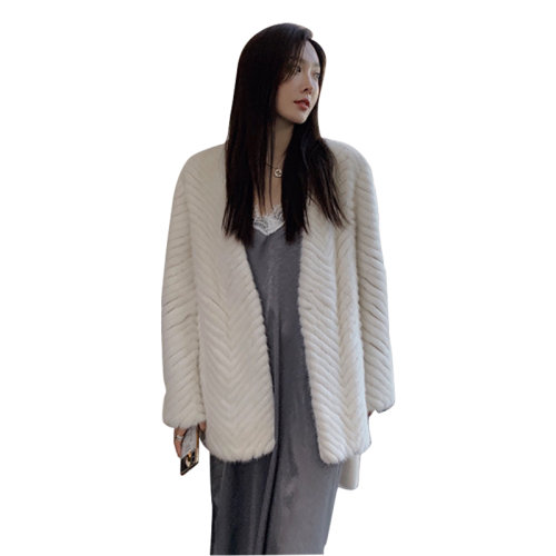 GeleiStory/GeleiStory進口紫標天鵝絨貂皮女士外套＞女士皮草