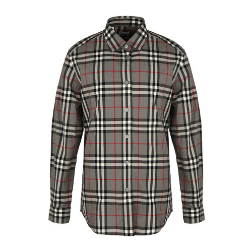 BURBERRY/博柏利時尚格紋棉質男士長袖襯衫8028886