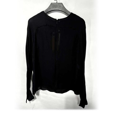 Emporio Armani/安普里奧阿瑪尼 黑色女士長(zhǎng)袖上衣（瑕疵折扣）