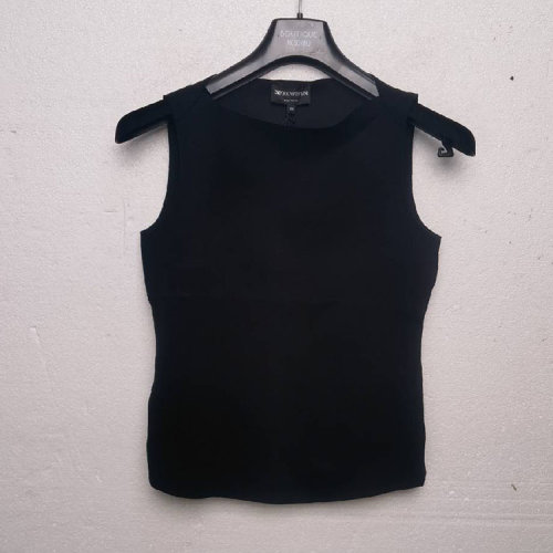 Emporio Armani/安普里奧阿瑪尼 黑色女士無袖T恤