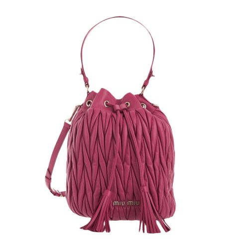  Miu Miu/繆繆 女士桃紅色羊皮革斜挎包 5BE037 N88 F01BK PLSX