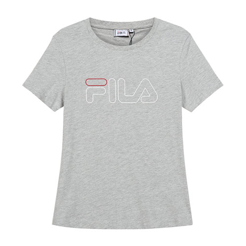 FILA/斐樂 女士棉質(zhì)圓領(lǐng)短袖T恤 683179