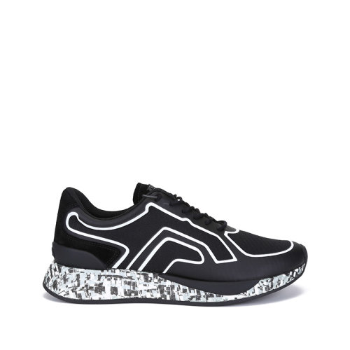 Z ZEGNA/杰尼亞 男士織物等多種材質(zhì)拼接Net-light休閑運動鞋 212 LHNIT A5135X