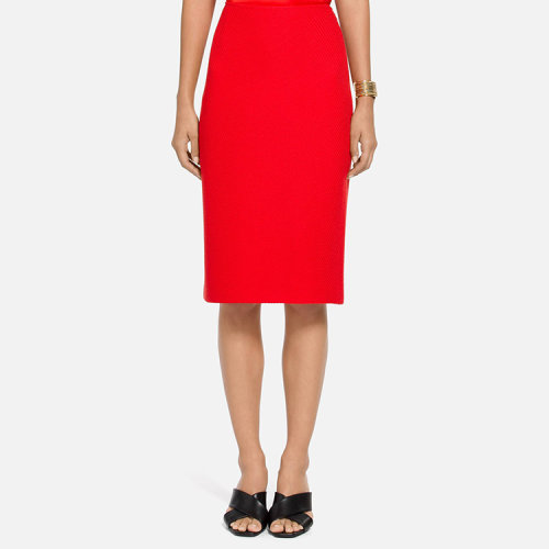 St.John/盛薔斜紋針織女士半身裙K71Y032