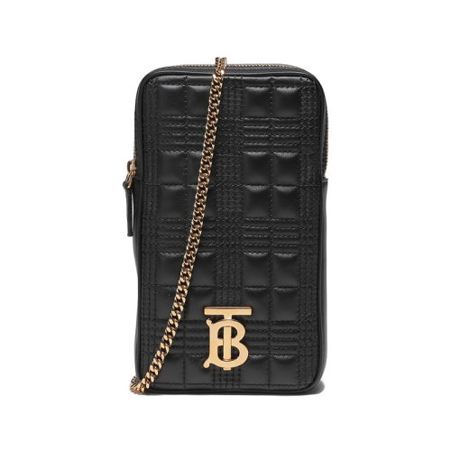 BURBERRY/博柏利 【22春夏新款】 女款羊皮Lola蘿納包單肩斜挎包手機(jī)包TB專屬標(biāo)識 80443031