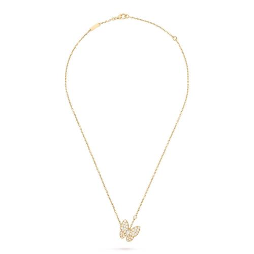  VCA梵克雅寶 22年秋冬 女士 吊墜 Two Butterfly吊墜 VCARP3DP00 預(yù)定商品2-8周發(fā)貨