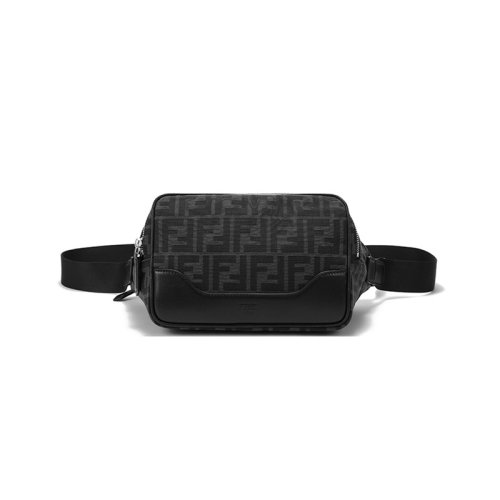 FENDI/芬迪男士織物/配皮單肩斜挎包腰包 7VA526 AG0M