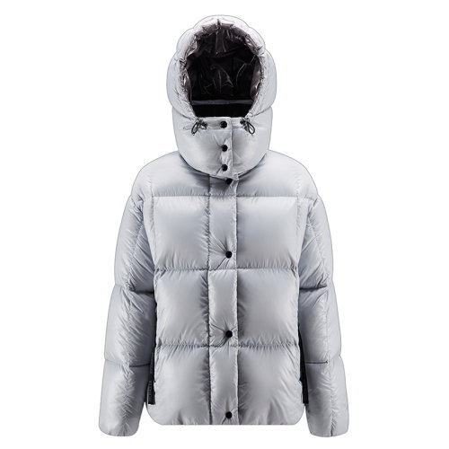 Moncler/蒙克萊 22年秋冬新款 Parana系列 女士淡紫色/深灰色短款襯墊羽絨服夾克H20931A000656895090F
