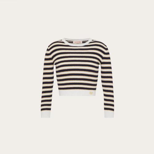  VALENTINO華倫天奴 22年秋冬 女士 針織衫 PULL EN CACHEMIRE 1B3KC35L7EB7CL