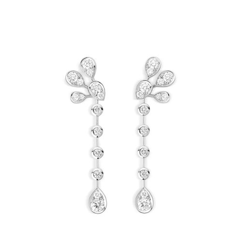 Chaumet/尚美  JOSéPHINE AIGRETTE IMPéRIALE系列 女士18k金白金多顆明亮切割鉆石耳環(huán)083353