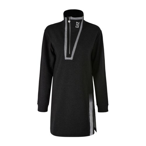  Emporio Armani/安普里奧阿瑪尼 女士深灰色棉質(zhì)連衣裙裙子 6GTA59 J27Z 3909