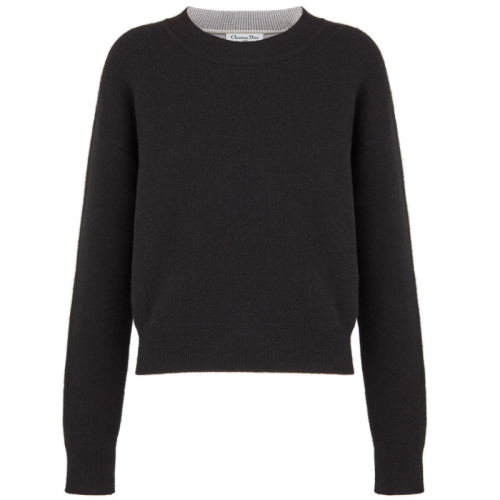 DIOR/迪奧  女士面提花“ J'ADIOR 8”羊絨針織衫/毛衣 三色可選 924S55AM009_X8805