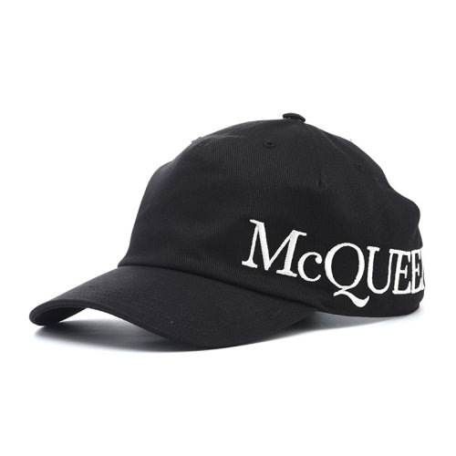 Alexander McQueen/亞歷山大麥昆22春夏男士字母款鴨舌帽6328964105Q