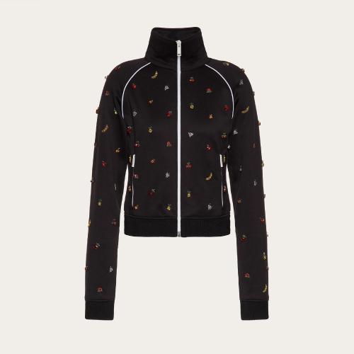  VALENTINO華倫天奴 22年秋冬 女士 衛(wèi)衣 SWEAT-SHIRT EN JERSEY BRODé XB3MF15W7110NO