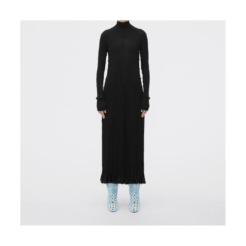  BV葆蝶家 22年秋冬 女士 連衣裙 robe plissee en viscose legere 714469V2CX01000