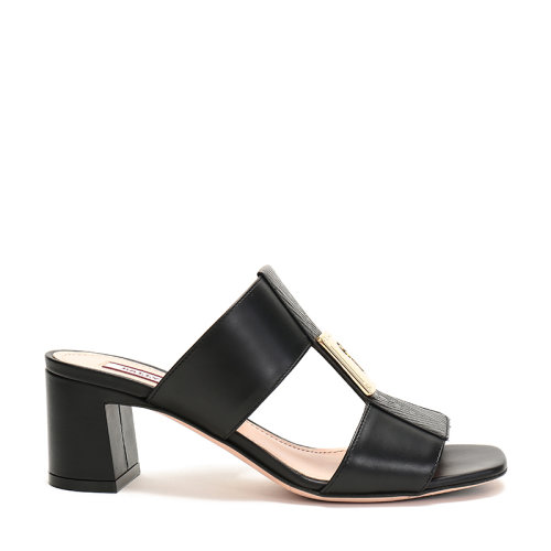 BALLY/巴利 女士皮質(zhì)高跟鞋涼鞋 CAYLA 55