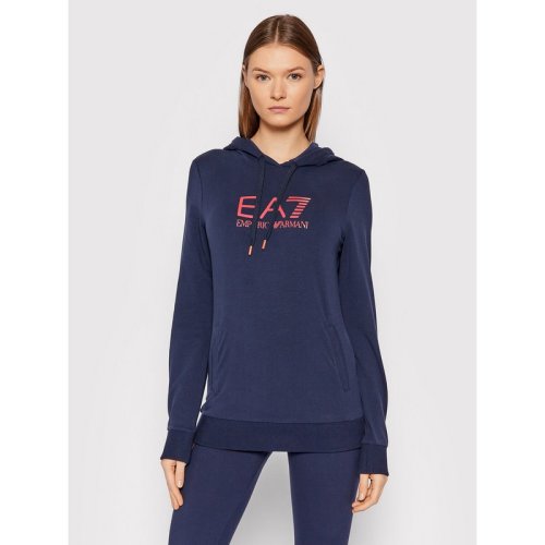  Emporio Armani/安普里奧阿瑪尼 女士海軍藍棉質衛(wèi)衣 8NTM36 TJCQZ 0551 PLFSX