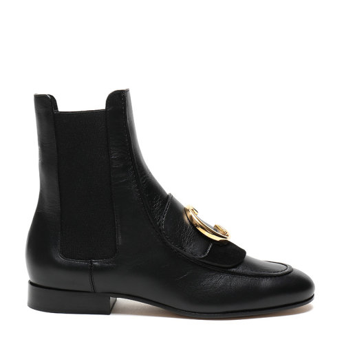 CHLOE/克洛伊 女士皮質(zhì)平底切爾西短靴 CHC19A21791