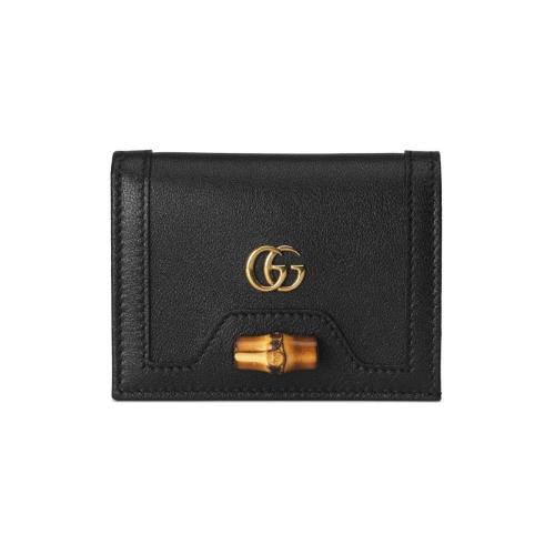  GUCCI古馳 22年秋冬 女士 Gucci Diana竹節(jié)卡包 658244 17Q0T 1000