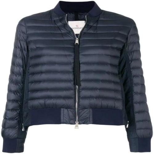 Moncler/蒙克萊 女士海軍藍(lán)棉質(zhì)羽絨服 4537094C0003 778