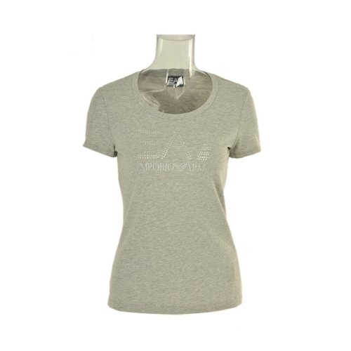  Emporio Armani/安普里奧阿瑪尼 女士灰色棉質(zhì)短袖T恤 3YTT78 J12Z 3905 PLFSX