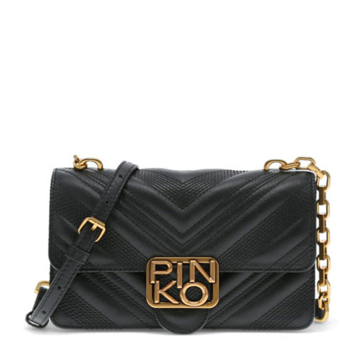 Pinko/品高女士字母金屬卡扣斜挎包單肩包鏈條包女包1P21UW多色可選