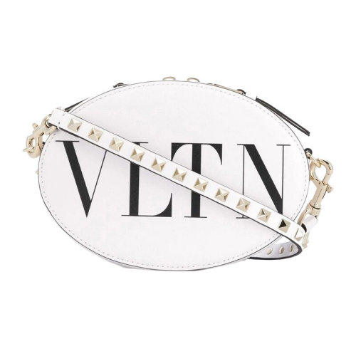 Valentino/華倫天奴  女包女士皮革時(shí)尚百搭鉚釘裝飾品牌LOGO斜挎包單肩包   RW2B0C47RCH 0VP