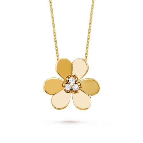  VCA梵克雅寶 22年秋冬 女士 吊墜 Frivole胸針吊墜，超大號款式 VCARP2DW00 預定商品2-8周發(fā)貨