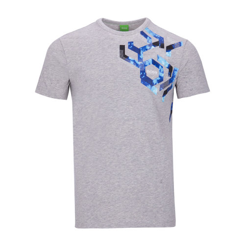 HUGO BOSS/雨果波士 男裝 服裝 棉質(zhì)logo印花時尚休閑 男士短袖T恤