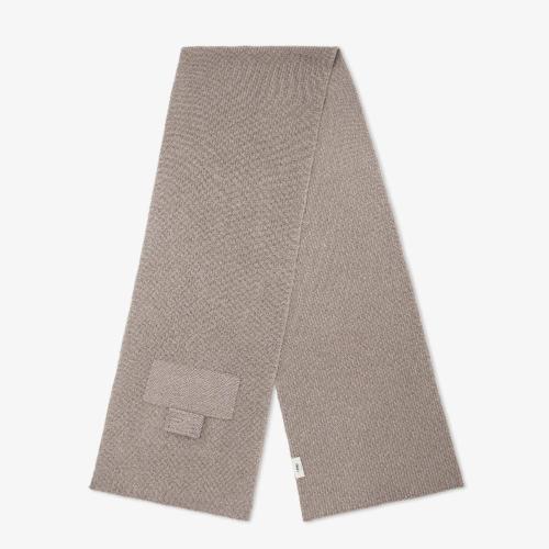  FENDI芬迪 22年秋冬 女士 圍巾 鴿子灰羊毛圍巾 FXT403ANBCF0QD3