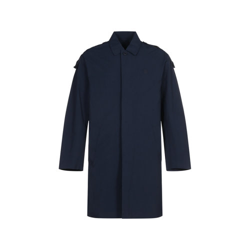 KENZO/高田賢三 男士大衣 男士錦綸隱藏式連帽中長款風(fēng)衣大衣外套 5MA015 1NP