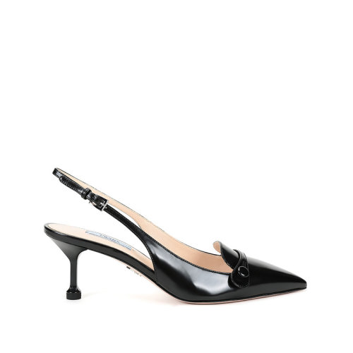 PRADA/普拉達(dá) 女士牛皮尖頭高跟鞋涼鞋1I659LULSF65