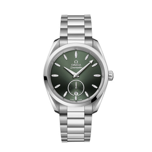 OMEGA/歐米茄 22年春夏新款 海馬系列 女士翠綠色表盤自動(dòng)上鏈同軸機(jī)芯精鋼表殼表帶腕表38毫米220.10.38.20.10.001