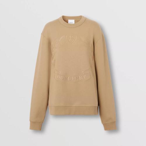  BURBERRY 22年秋冬 女士 橡木葉徽章刺繡棉質(zhì)運(yùn)動(dòng)衫 80652551