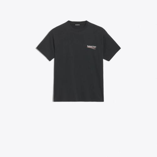  BALENCIAGA巴黎世家 22年春夏 男士 短袖T恤 Regular Balenciaga 徽標印花T恤 570803TA*w*V441 預定商品1-3周發(fā)貨