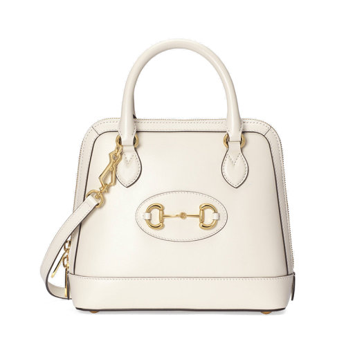 GUCCI/古馳 經(jīng)典款1955系列 馬銜扣皮革小號手提包 （3色可選）