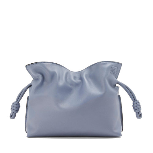 LOEWE/羅意威 22春夏新款Flamenco系列 女士大西洋藍色納帕小牛皮單肩斜挎手拿包0010640480