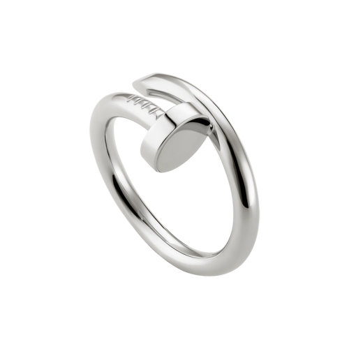 CARTIER/卡地亞 經(jīng)典Juste un Clou系列 18K金白金釘子戒指   B4099200