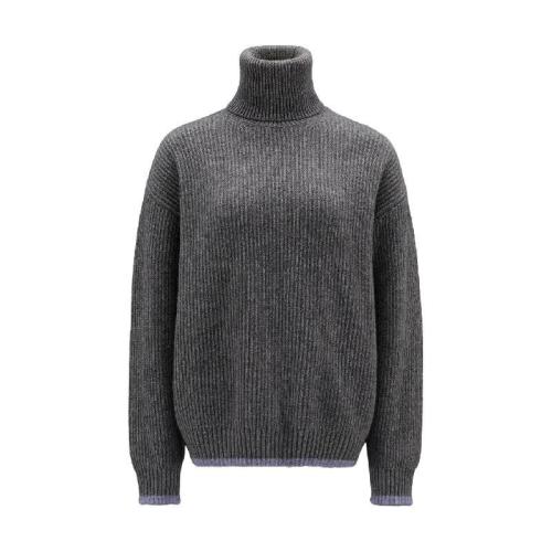  MONCLER蒙可蒙克萊 22年秋冬 女士 針織衫 Wool %26 Mohair Polo Neck Jumper H20939F00005M1115