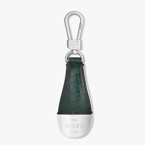  伯魯提BERLUTI 22年秋冬 男士 鑰匙扣 Scritto圖紋皮革鞋拔鑰匙扣 KR057-V2_G70