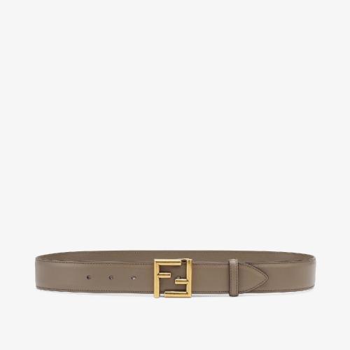  FENDI芬迪 22年秋冬 女士 腰帶 棕色皮帶 8C0649AAIWF1FIT