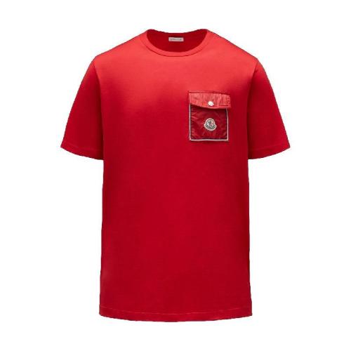  MONCLER蒙可蒙克萊 22年秋冬 男士 短袖T恤 T-Shirt with Pocket H10918C000488390Y455