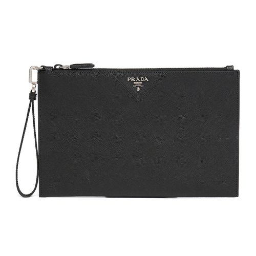 PRADA/普拉達(dá)男士牛皮革手拿包2NH05VQME